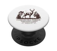 I Can Do All Things Through Christ Natura PopSockets PopGrip Adesivo