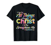 I Can Do all Things Through Christ - Philippians 4:13 Bible Maglietta