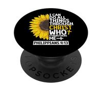 I Can Do All Things Through Christ Philippians 4 13 Versetto PopSockets PopGrip Adesivo