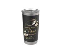 I Can Do All Things Through Christ - Philippians 4:13 Women Bicchiere termico in acciaio inox doppia parete