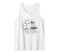 I Can Do all Things Through Christ Sunflower Canotta