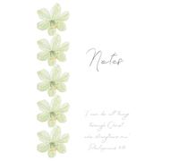 I Can Do All Things Through Christ Who Strengthens Me - Philippians 4:13: Inspirational Lined Notebook | 8.5" x 11" Journal with 100 Pages for Notes, Writing, School or Daily Use