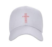 I Can Do all Things Through Christ Who Strengthens Me Philippians2 Donna Uomo Cappellino con Visiera Classic Cappellino da Baseball Anti-Sole Snapback cap per Ciclismo Corsa Sport