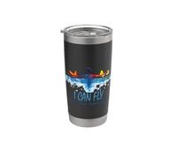 I Can Fly Qual è il tuo superpotere? Nuota come una farfalla Bicchiere termico in acciaio inox doppia parete