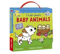 I Can Learn Baby Animals Boxed Set: 4 Early Learning Sticker Books!