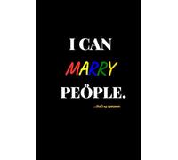 I CAN MARRY PEOPLE: A Funny Wedding Officiant Notebook | Lined Journal for Ceremony Notes, Vows & Speeches | Thoughtful Officiant Gift for Keepsake & Use During the Ceremony | 5.25" x 8", 110 Pages