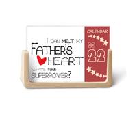 I Can Melt My Father's Heart Best Papa Love 2022 - Calendario da scrivania per 12 mesi