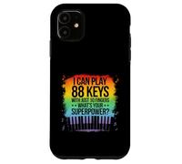 I Can Play 88 Tasti Pianoforte Jazz Music Keyboard Player Compositore Custodia per iPhone 11