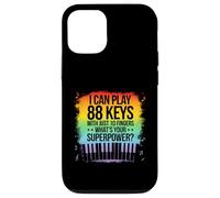I Can Play 88 Tasti Pianoforte Jazz Music Keyboard Player Compositore Custodia per iPhone 12/12 Pro