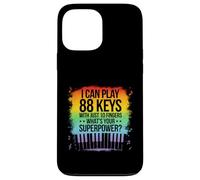 I Can Play 88 Tasti Pianoforte Jazz Music Keyboard Player Compositore Custodia per iPhone 13 Pro Max