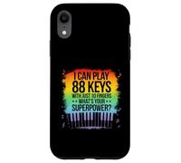 I Can Play 88 Tasti Pianoforte Jazz Music Keyboard Player Compositore Custodia per iPhone XR