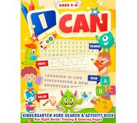 I CAN Search, Write & Read: Kindergarten Word Search & Activity Book for Ages 4-6, Fun Sight Words, Tracing & Coloring Pages