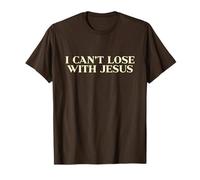 I Can’t Lose with Jesus Shirt God Christian Faith Easter Maglietta