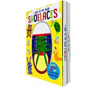 I Can Tell the Time & I Can Tie My Own Shoelaces 2 Books Collection Set (included Practice Shoe & Practice clock and Step By Step Instructions!)