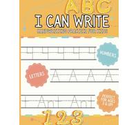 I Can Write Handwriting Practice For Kids | Letter and Number Tracing Practice Workbook for Kids: Line Tracing, Numbers, Alphabet | Handwriting ... Pre-K, Kindergarten | Alphabet Workbook