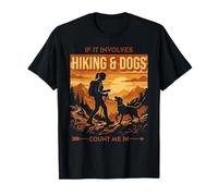 I Cani da Trekking Mi contano nel Sentiero Avventura Maglietta