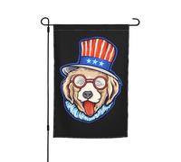 I cani fantastici indossano cappelli americani per esterni, bandiera da gi