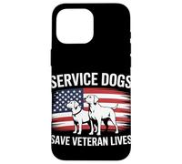 I cani guida salva la vita dei veterani Giornata dei veterani Custodia per iPhone 16 Pro Max