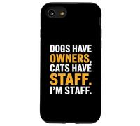 I cani hanno proprietari gatti hanno personale Feline Lover Custodia per iPhone SE (2020) / 7/8
