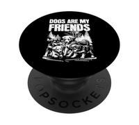 I cani mi insegnano cosa significa amicizia | Lealtà e pazienza PopSockets PopGrip Adesivo
