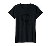 I Cani Mi Rendono Felice, Non così Tanto! Amante degli Animali Divertenti Maglietta, Donna, Nero, L