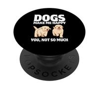 I cani mi rendono felice, non così tanto PopSockets PopGrip Adesivo
