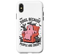 I cani permettono l'occupazione del divano di Halloween Custodia per iPhone X/XS