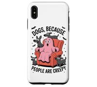 I cani permettono l'occupazione del divano di Halloween Custodia per iPhone XS Max