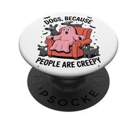 I cani permettono l'occupazione del divano di Halloween PopSockets PopGrip Adesivo