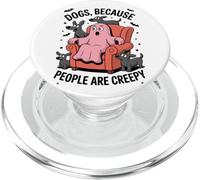 I cani permettono l'occupazione del divano di Halloween PopSockets PopGrip per MagSafe