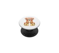 I Cani Shisa Di Okinawa E I Torii Giapponesi PopSockets PopGrip Adesivo
