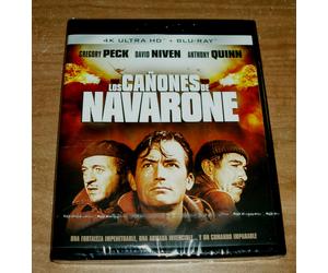 I Cannoni Di Navarone (The Guns Of Navarone) 4K UHD+BLU-RAY NUOVO A-B-C