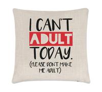 I Can'T Adulti Oggi Si Prega Non Make Me Adulto Lino Copricuscino Cuscino
