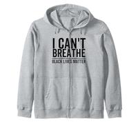 I Can't Breathe Black Lives Matter, Razza, Diritto Civile Felpa con Cappuccio