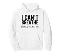 I Can't Breathe Black Lives Matter, Razza, Diritto Civile Felpa con Cappuccio