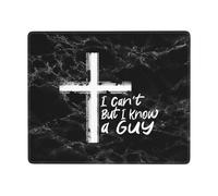 I Can't But I Know Guy Jesus Tappetino per Mouse Soffice Mousemat Portatile Tappetini per Il Mouse per Laptop Casa Lavoro 25X30Cm