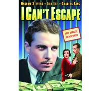 I Can't Escape (DVD) Onslow Stevens Lila Lee Charles King Clara Kimball Young