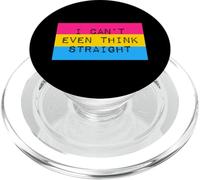 I Can't Even Think Straight Pansexual Pride Flag Estetica PopSockets PopGrip per MagSafe
