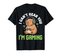 I Can't Hear You I'm Gaming Maglietta