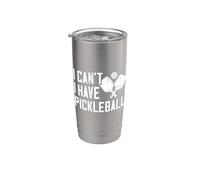 I Cant I Have Pickleball Paddle For Pickle Ball Pickleball Bicchiere termico in acciaio inox doppia parete