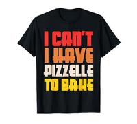 I Can't I Have Pizzelle Baking Design Maglietta