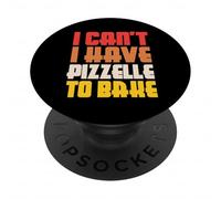 I Can't I Have Pizzelle Baking Design PopSockets PopGrip Adesivo