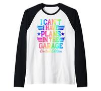 I Cant I Have Plans In The Garage Padri Day Meccanici Auto Maglia con Maniche Raglan
