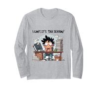 I Can't It's Tax Stagione Contabilità Divertente Ragioniere Cpa Tee Maglia a Manica