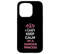 i can't keep calm i'm a Samoan Princess cute Custodia per iPhone 15 Pro