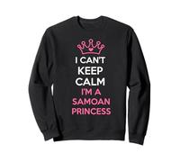 i Can't Keep Calm I'm a Samoan Princess Cute Felpa