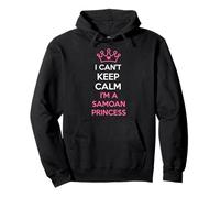 i Can't Keep Calm I'm a Samoan Princess Cute Felpa con Cappuccio