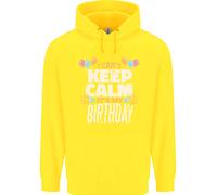 I Can'T Keep Calm Its il Mio Compleanno Bambini Felpa con Cappuccio