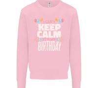 I Can'T Keep Calm Its il Mio Compleanno Bambini Felpa Maglione