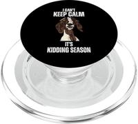 I Can't Keep Calm It's Kidding Season, Funny Show Boer Goat PopSockets PopGrip per MagSafe